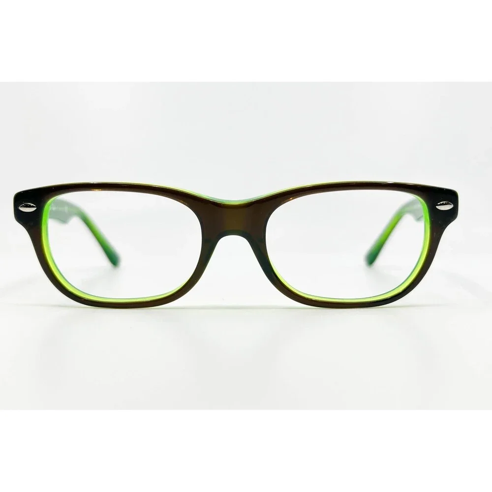 Ray-Ban Eyeglasses Kids Brown Green RB 1555 3665 46-16-125 46mm